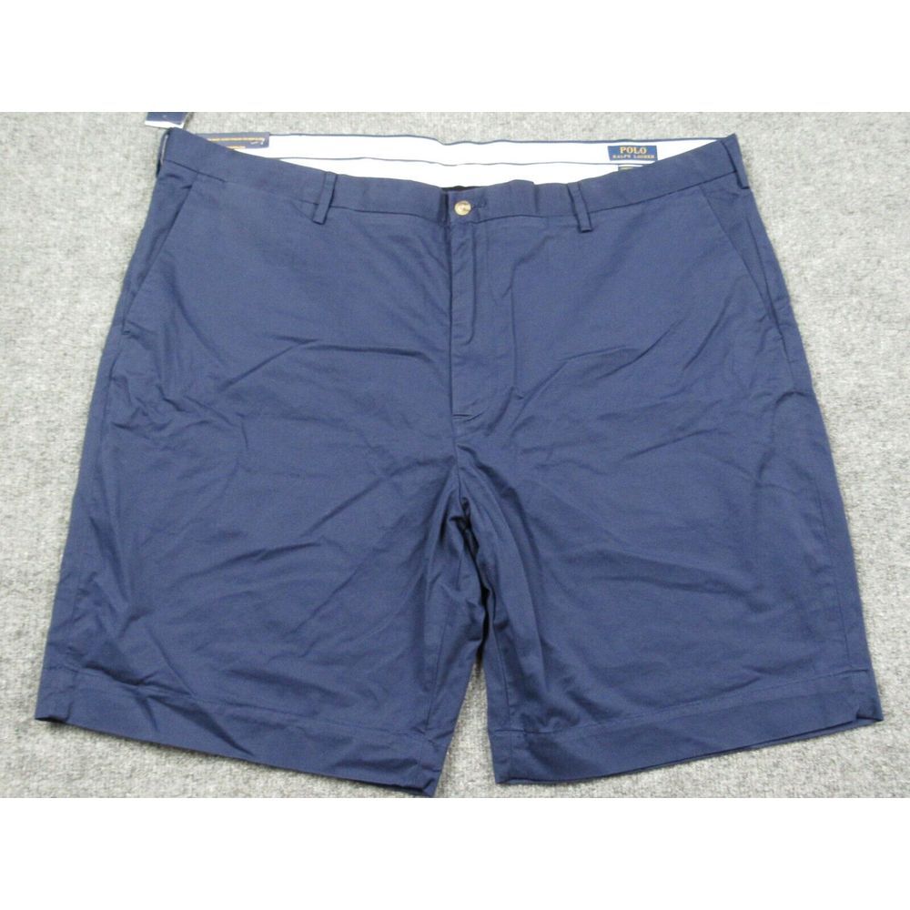 Polo Ralph Lauren Shorts Mens 46Bx9 Chino Blue Pony‎ Logo Stretch Classic Fit